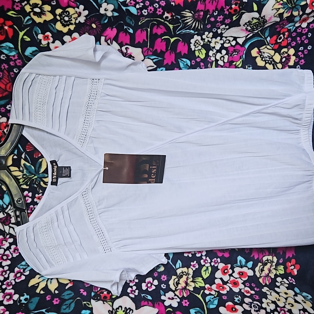 L womens By Design dress shirt